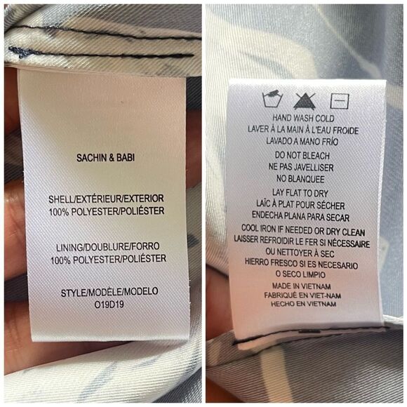 Sachin & Babi Navy Blue Flo midi dress NWT size 12 - Picture 3 of 5